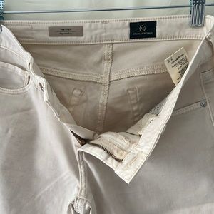 AG - Adriano Goldschimied Cream Cigarrete Leg ( The Stilt)  Jean